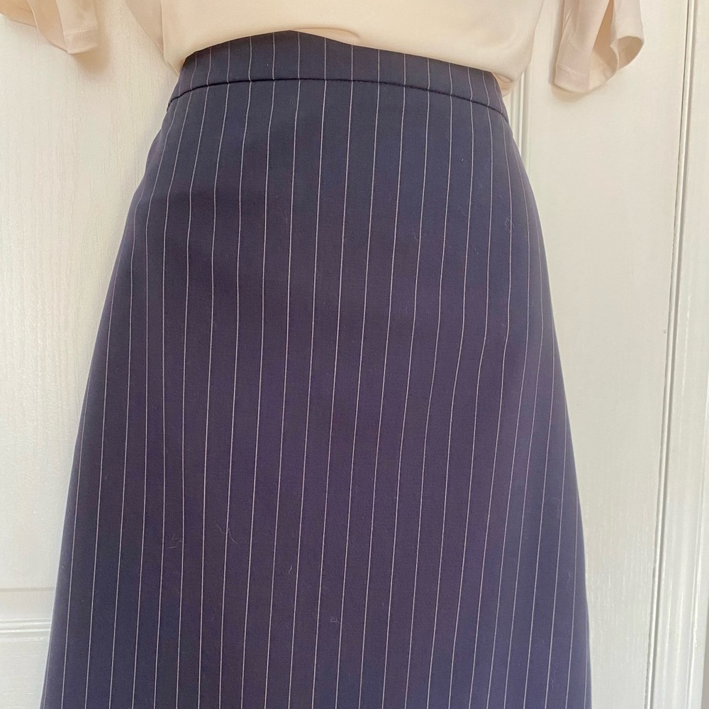 Hugo Boss pinstripe pencil skirt